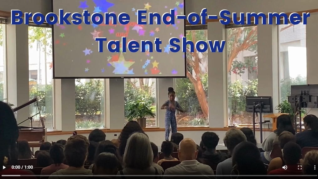 End-of-Summer Talent Show